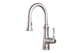 Brushed Nickel Pull down kitchen faucet 