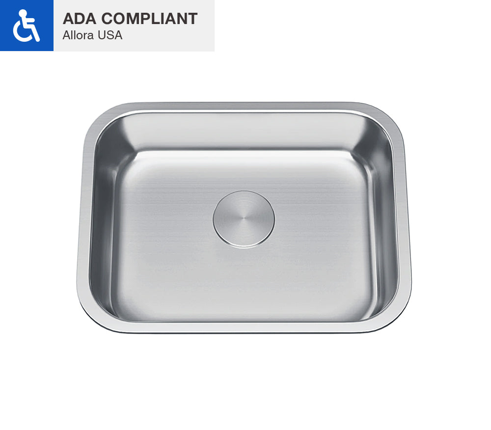 Stainless Steel ADA Kitchen Sink