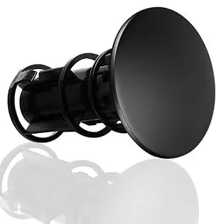 Push and Seal Pop-up Drain Stopper Matte Black, AL5-01-BL