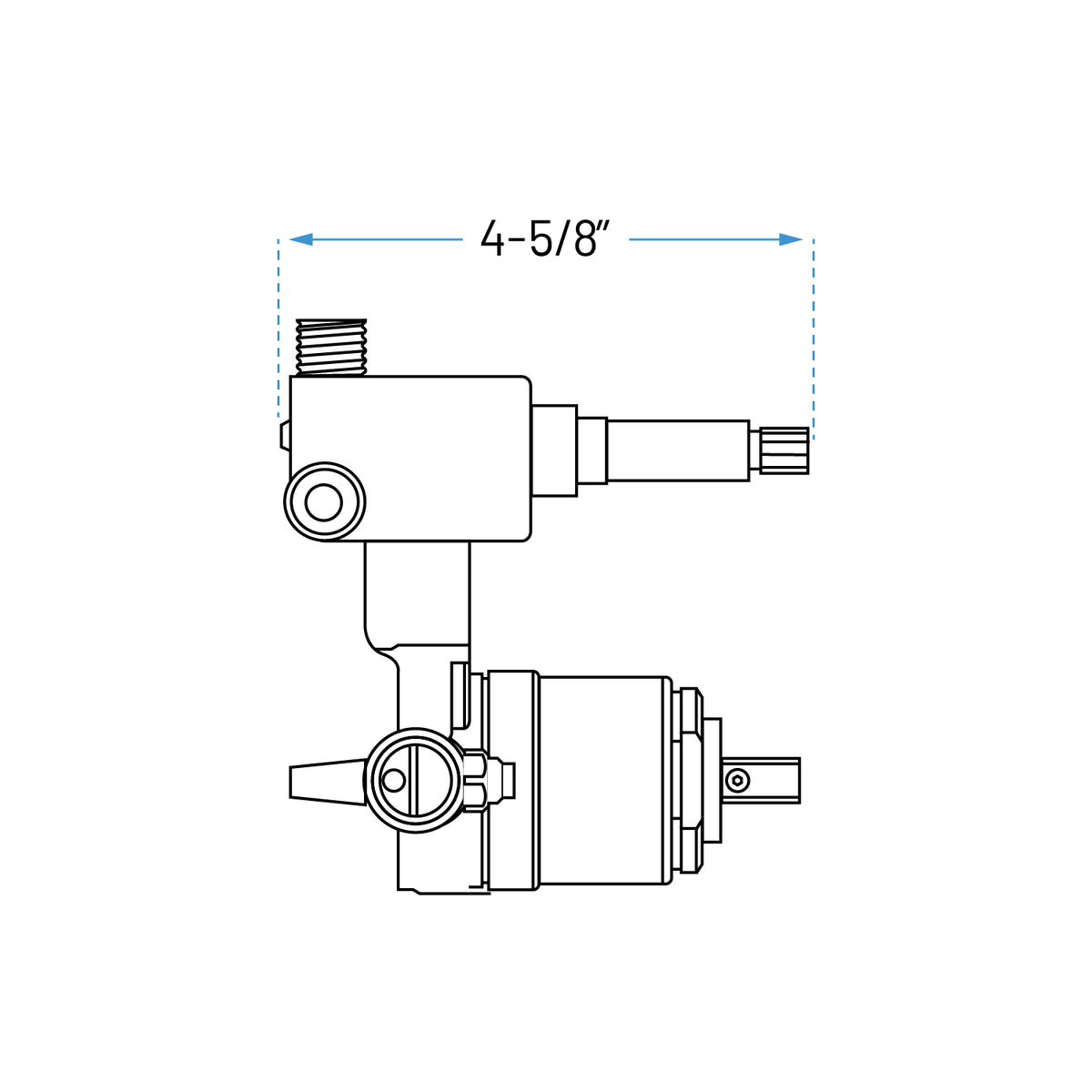 Mixing Valve with 2 or 3 Function Integrated Transfer Valve