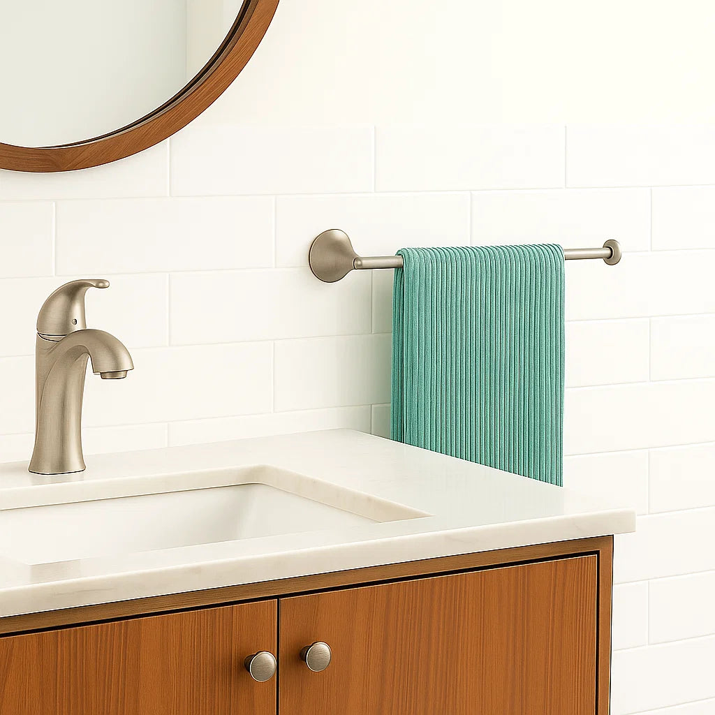 Verdessa Brushed Nickel Four-Piece Bathroom Accessory Set, BAC-76-BN