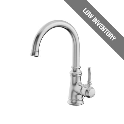 BAR-7260-BN Single Handle Goose Neck Bar Faucet