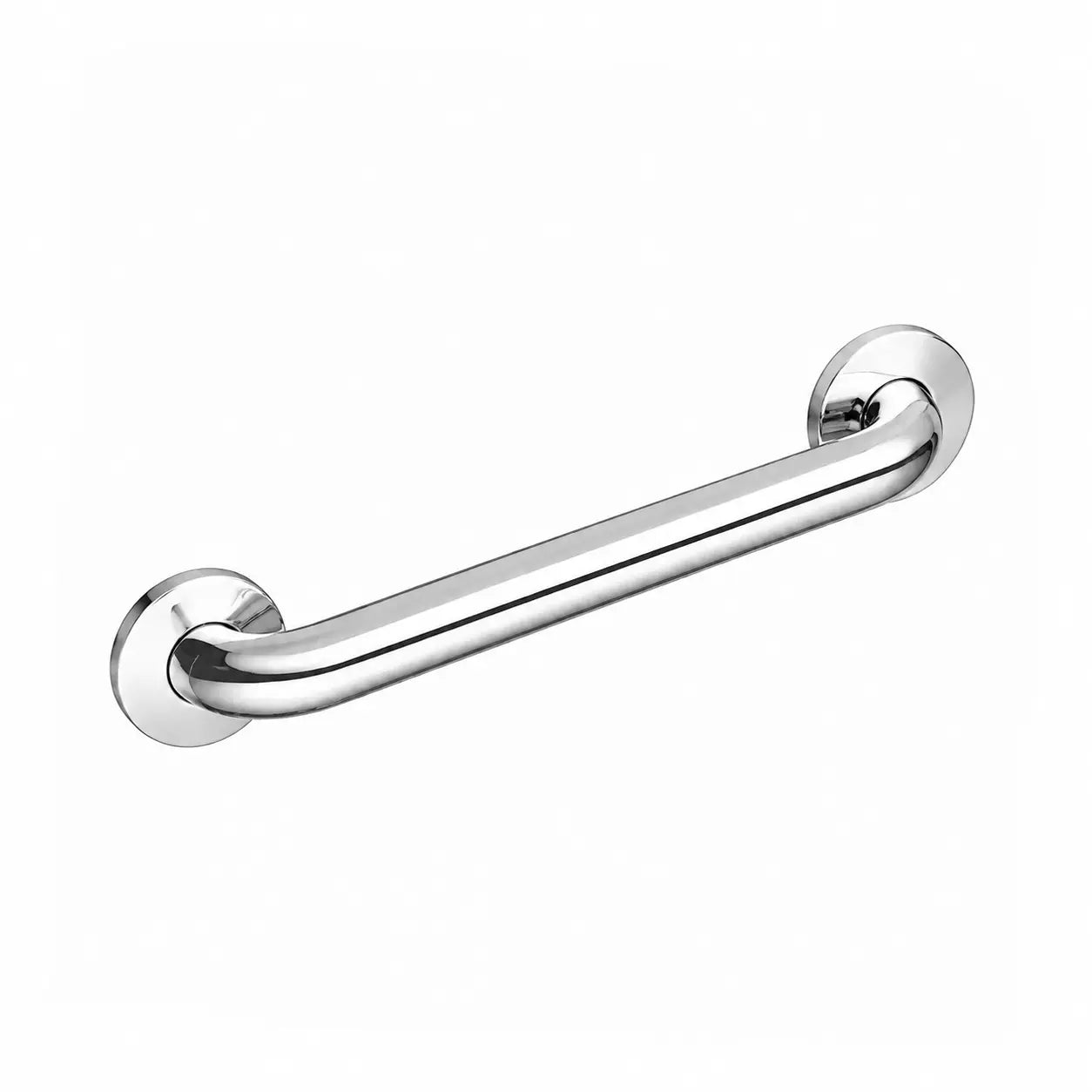 12-Inch Small Chrome ADA Grab Bar with Concealed Snap Covers