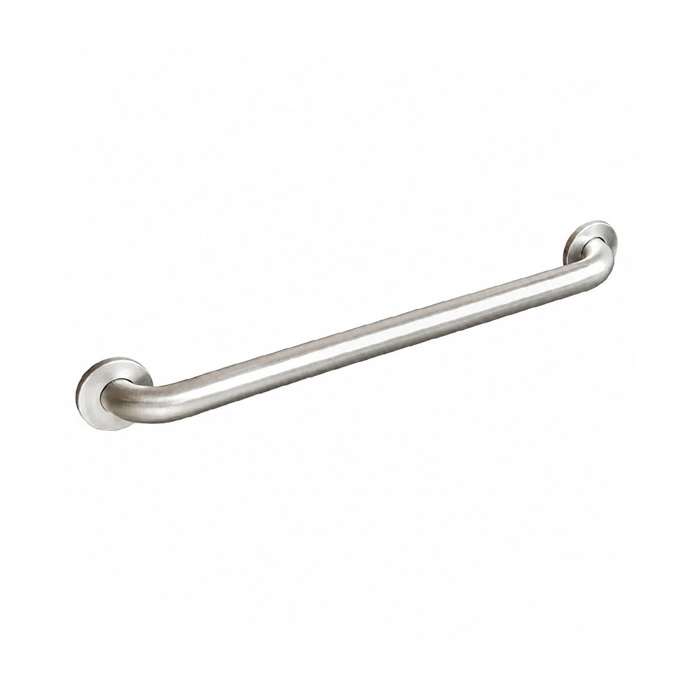 24-Inch Brushed Nickel ADA Grab Bar for Showers and Tubs