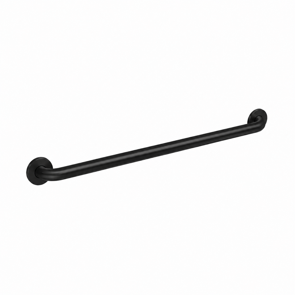 36-Inch Matte Black ADA Grab Bar for Accessible Showers
