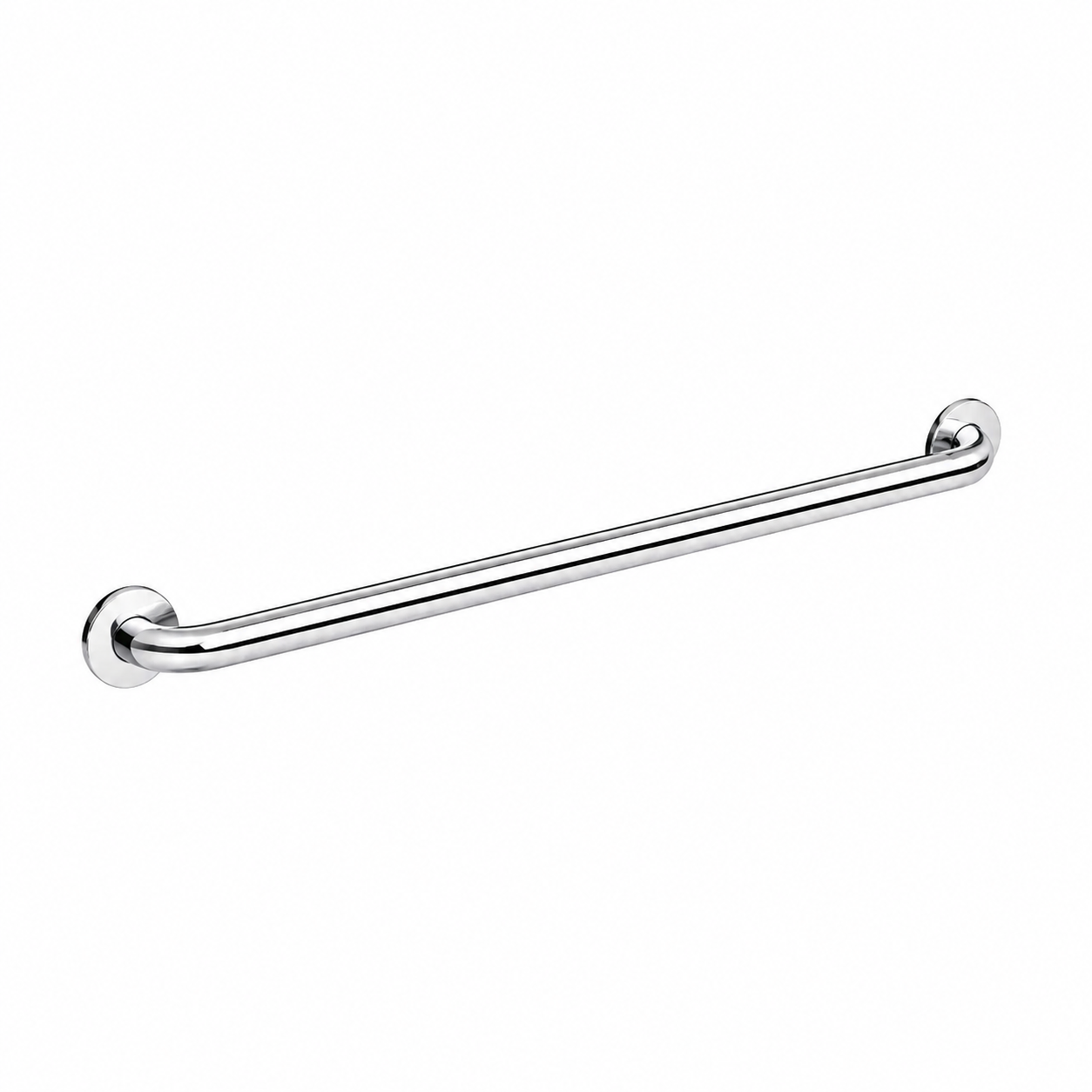 36-Inch Chrome ADA Grab Bar for Accessible Showers