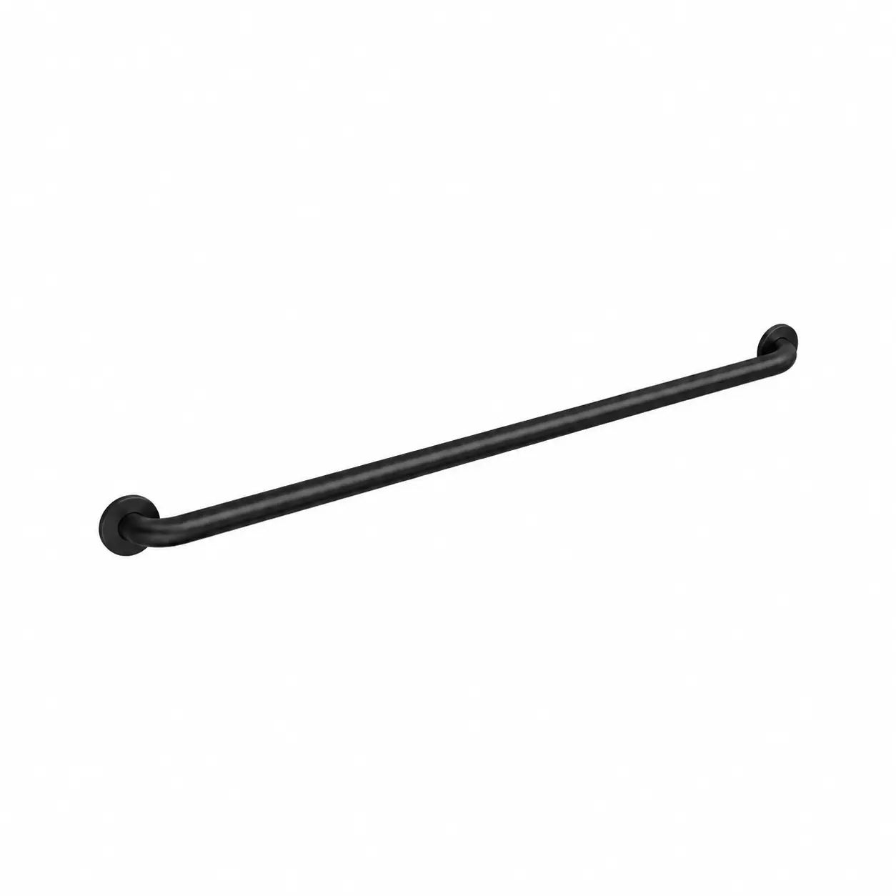 48-Inch Matte Black ADA Grab Bar for Long-Reach Support