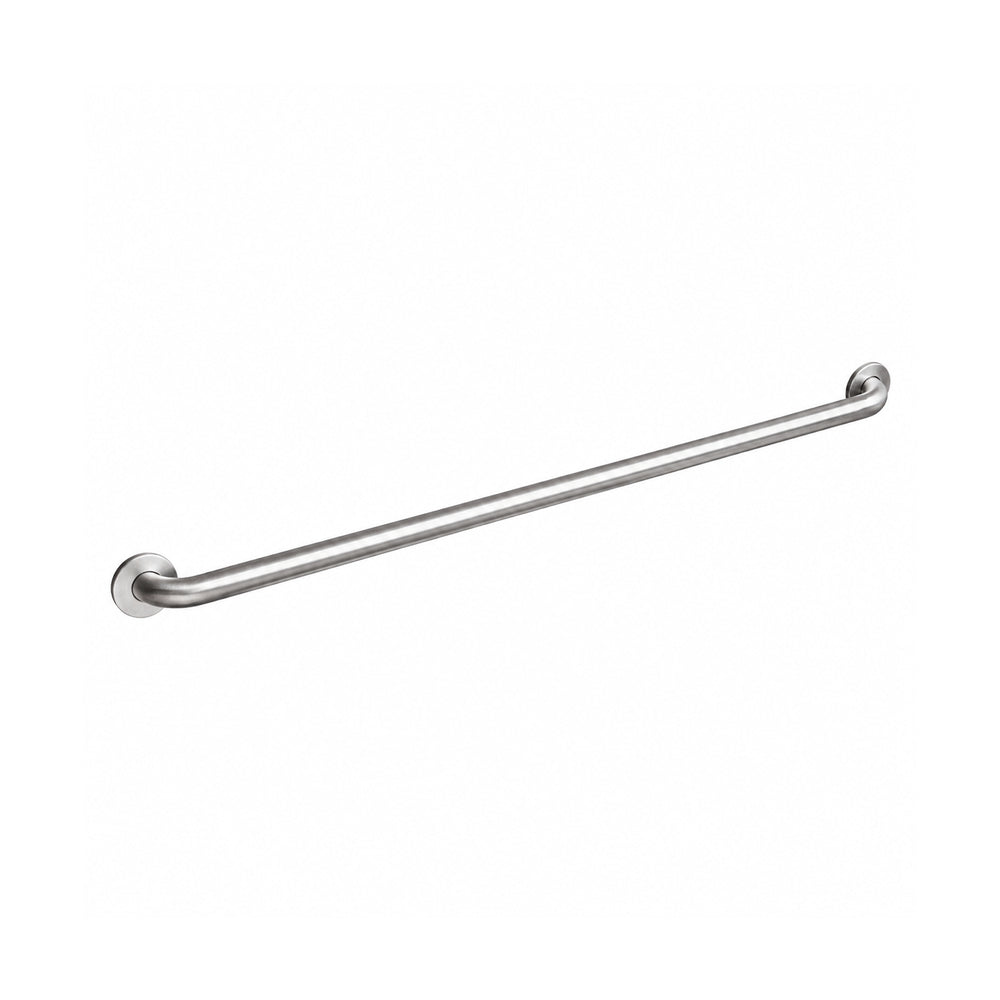 48-Inch Brushed Nickel ADA Grab Bar for Long-Reach Support
