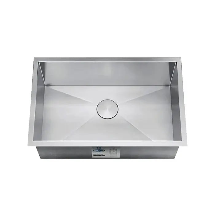 23" Undermount Stainless Steel Single Bowl Kitchen Sink