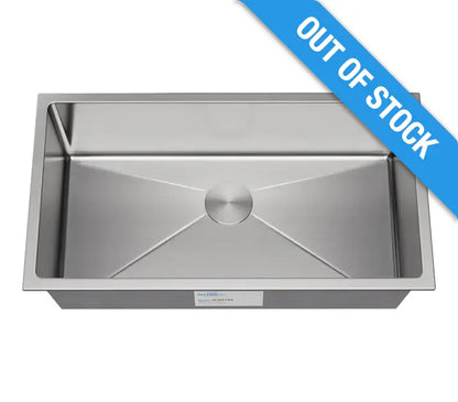 KH-3018-10-S-R15 Handmade Stainless Steel Kitchen Sink