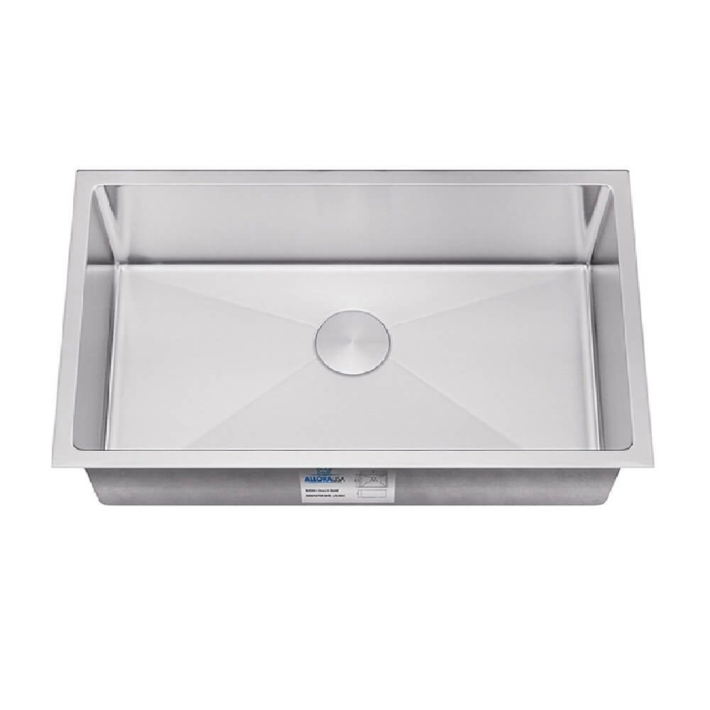 KH-3018-9-S-R20 Handmade Stainless Steel Kitchen Sink