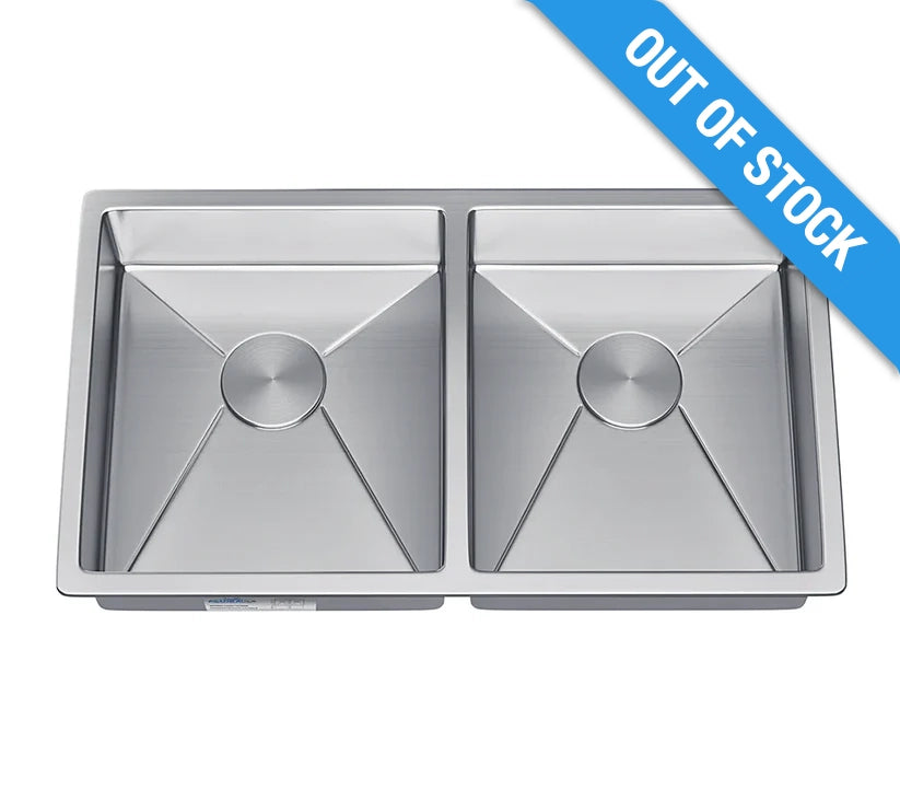 KH-3318-10-D-R15 Handmade Stainless Steel Kitchen Sink