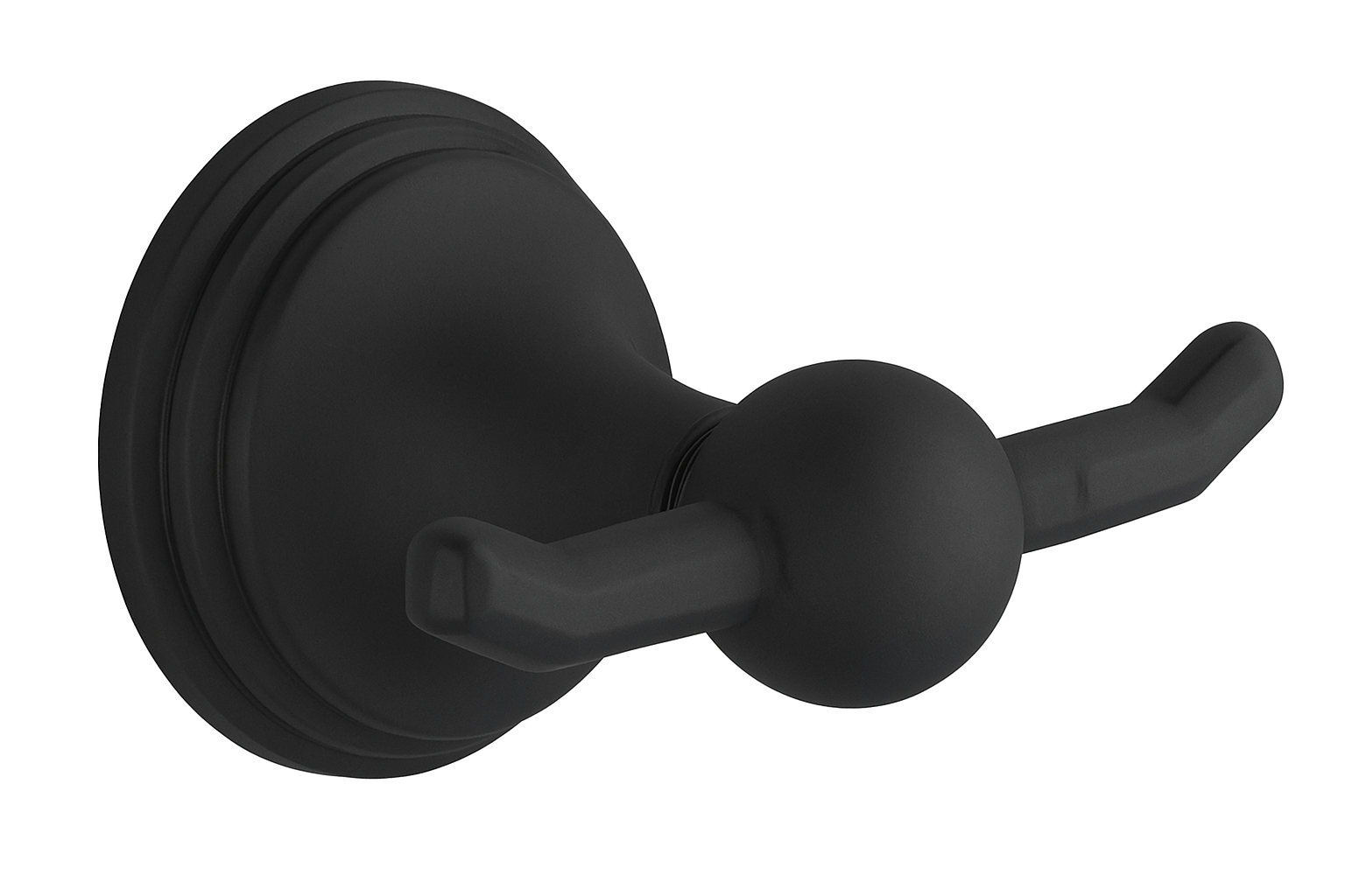 Velora Matte Black Four-Piece Bathroom Accessory Set, BAC-72-BL