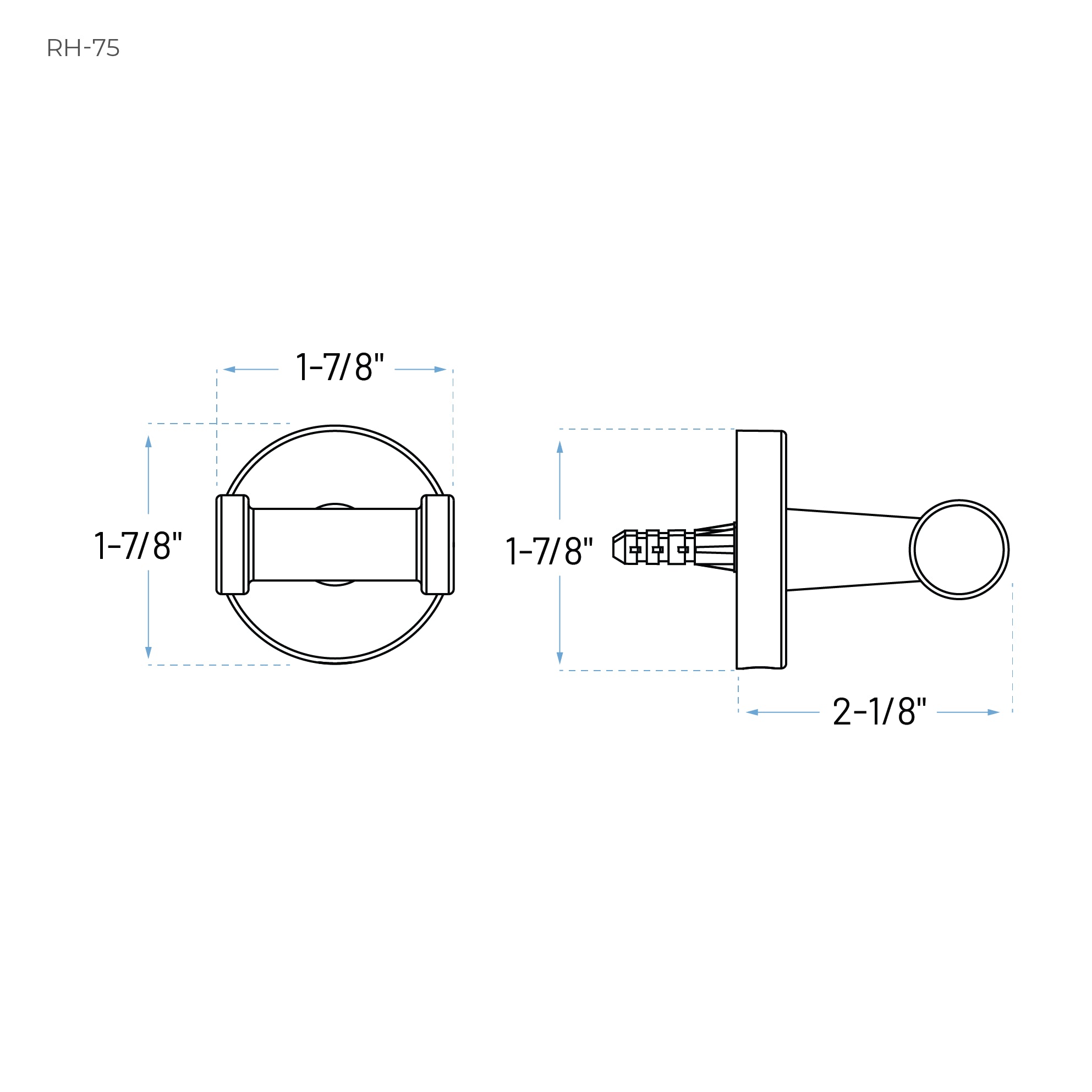 RH-75-C Bathroom Robe Hook