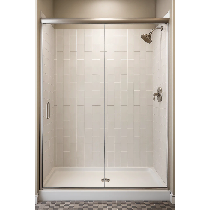60" x 30" Rectangular Acrylic Shower Base, SP-6030-10