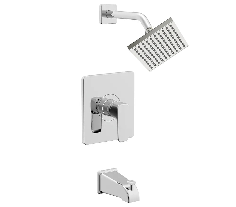 ST-7004-SH-C Chrome Bath and Shower Trim Kit with Head