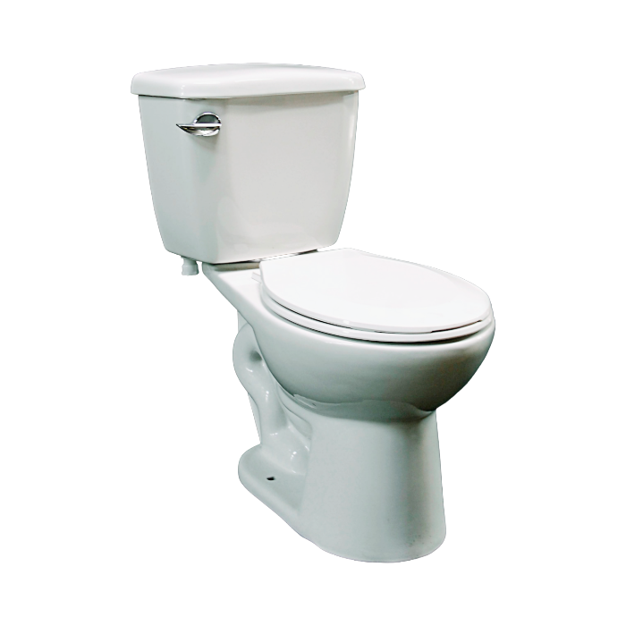 Elongated ADA-Compliant Left Lever Handle 2-Piece Comfort Height Toilet, TL-100-L