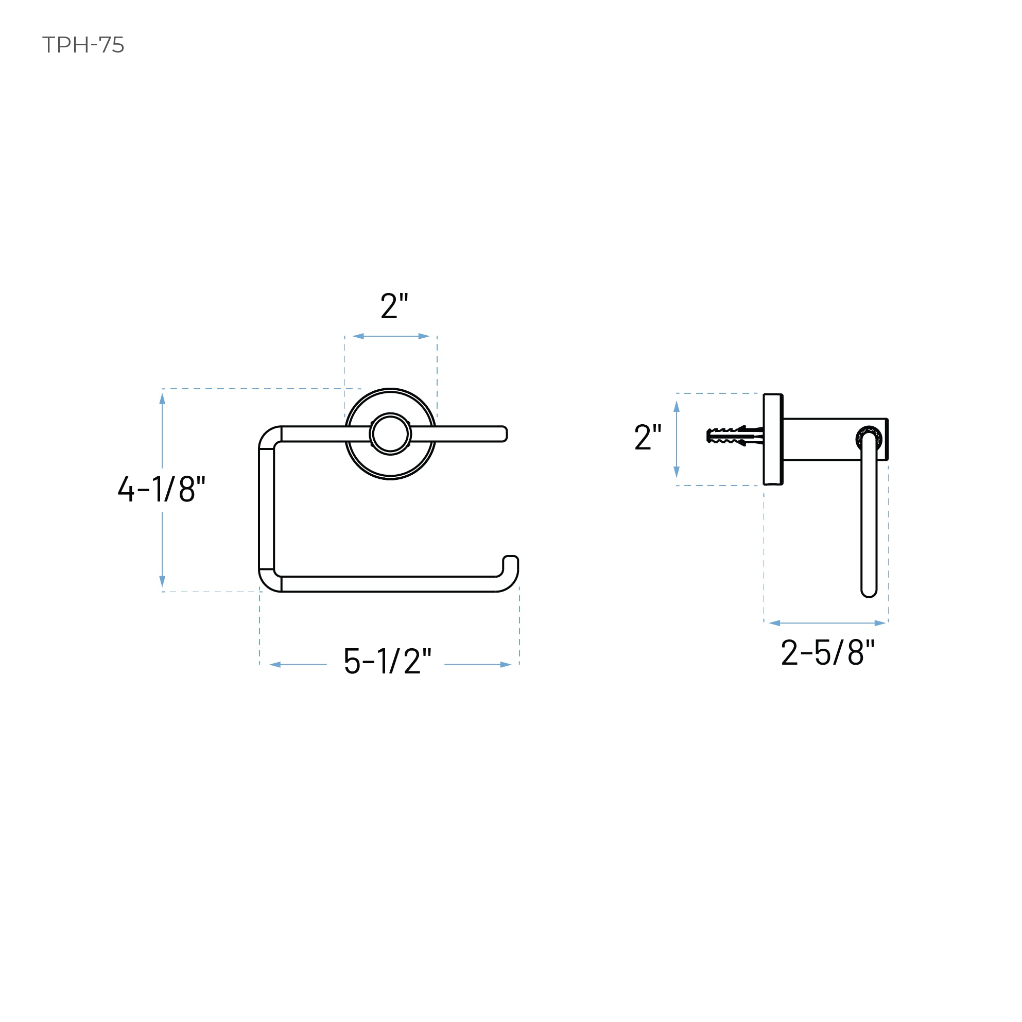 TPH-75-C Toilet Paper Holder