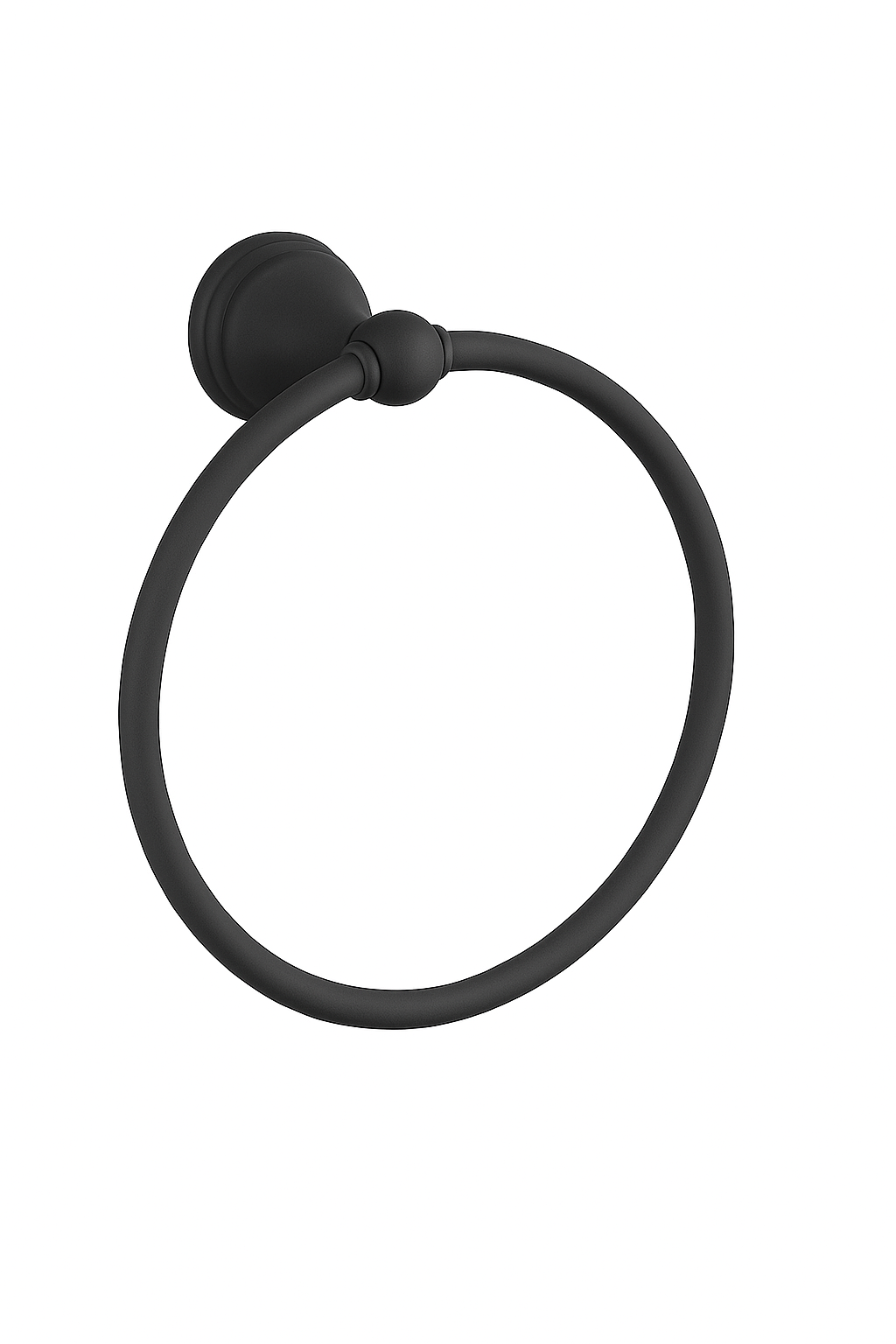 Velora Matte Black Four-Piece Bathroom Accessory Set, BAC-72-BL