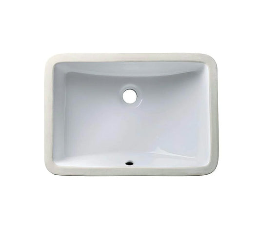 VCS-1216-R Rectangle Porcelain Undermount Bathroom Sink