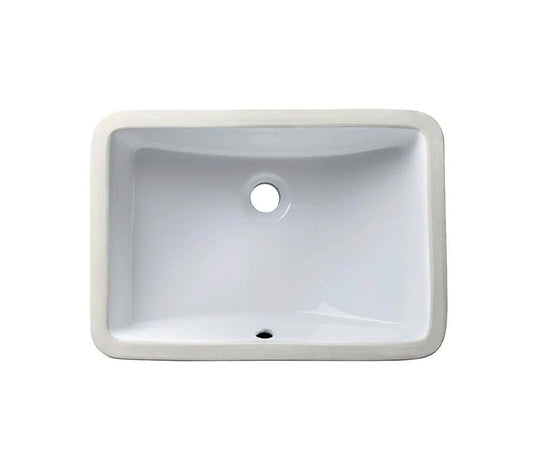 VCS-1218-R Rectangle Porcelain Undermount Bathroom Sink