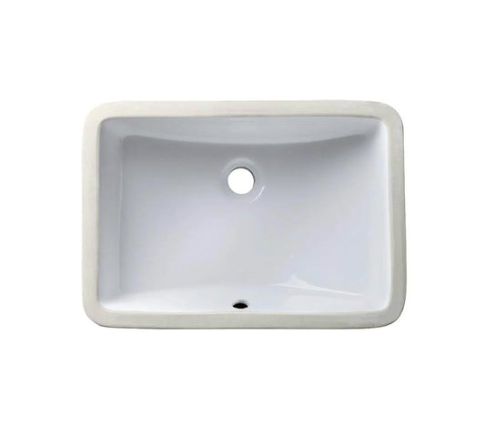 VCS-1318-R Rectangle Porcelain Undermount Bathroom Sink