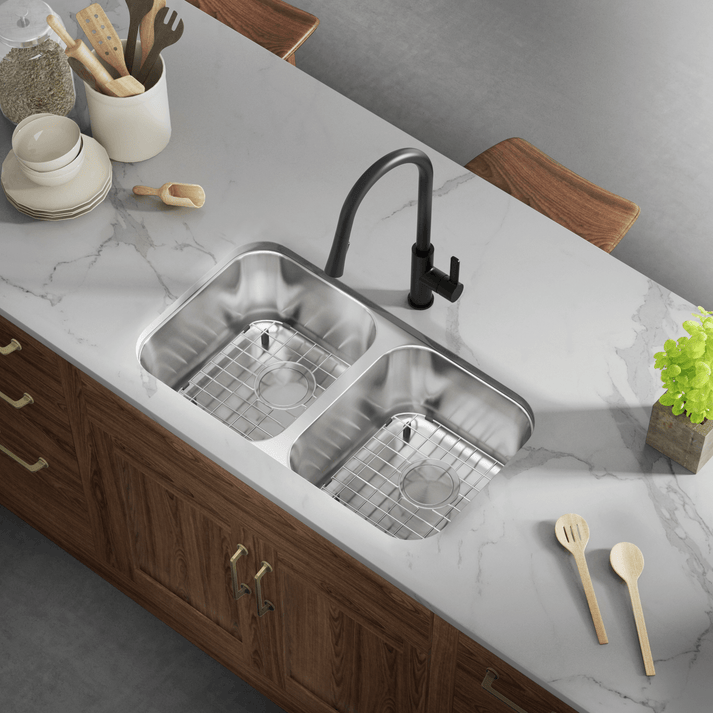 Ksn 3118 9 D Undermount Double Bowl Kitchen Sink – Allora Usa