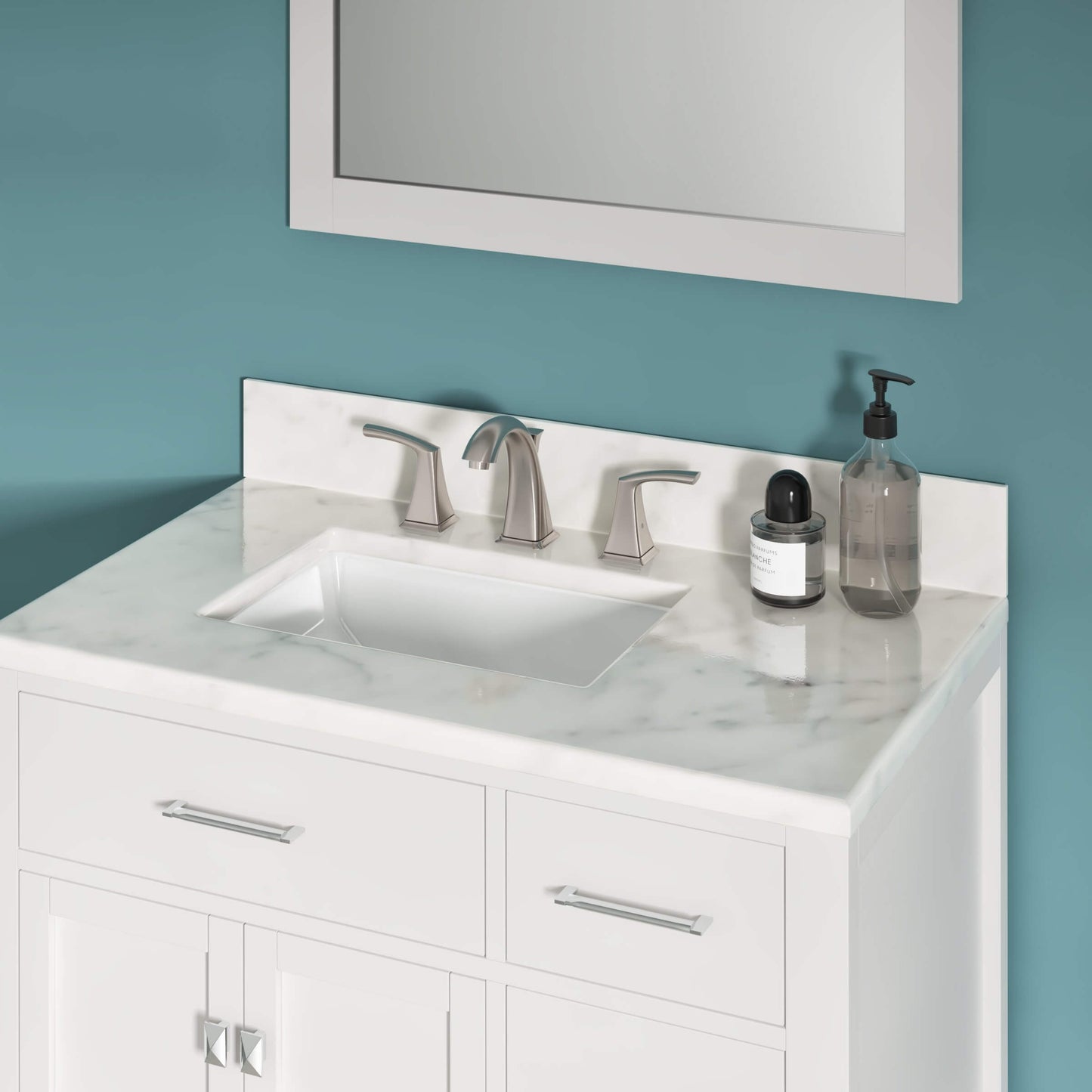 VCS-1115-R Rectangle Porcelain Undermount Bathroom Sink