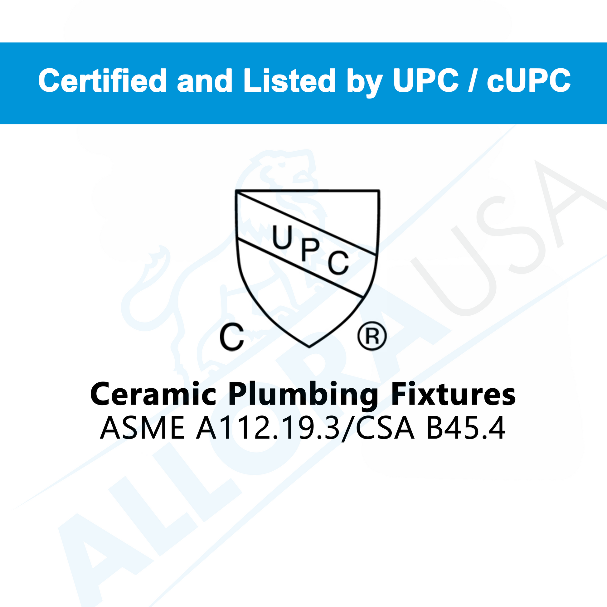 Certificate by UPC / cUPC
